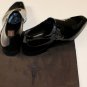 CESARE PACIOTTI SHOES $645 BLACK PATENT SIDE GORE FORMAL LOAFERS 7 40e NEW