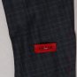 ISAIA SUIT $3195 CHARCOAL BLACK SUPER 130's WOOL 3-BTN HANDMADE SUIT 42R 52e NEW