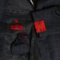 ISAIA SUIT $3195 CHARCOAL BLACK SUPER 130's WOOL 3-BTN HANDMADE SUIT 42R 52e NEW