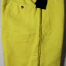 INCOTEX SHORTS $265 YELLOW CHINOLINO BERMUDA WALKING SHORT PANTS 34 50e NEW