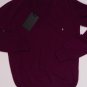 DSQUARED2 SWEATER $840 DK BORDEAUX 100%CASHMERE LOGO ORNAMENTED LARGE 8 44e NEW