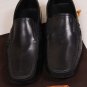 TOD'S SHOES $495 BLACK LOGO VAMP SIDE STRIPED PEBBLE SOLE DRIVERS 7 40e NEW