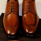 TOD'S SHOES $765 BROWN SPLIT TOE TONAL STITCH NORWEGIAN WELT DERBYS 8 41e NEW