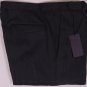 PRADA PANTS $615 GRAPHITE BLACK 100%WOOL BTN FLY FIT LEG DRESS SLACKS 34 50e NEW