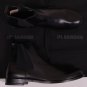 JIL SANDER SHOES $890 BLACK SIDE GORE CALFSKIN ANKLE BOOTS 11.5 44.5e NEW