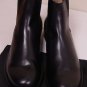 JIL SANDER SHOES $890 BLACK SIDE GORE CALFSKIN ANKLE BOOTS 11.5 44.5e NEW