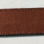 KITON BELT $2860 BROWN ALLIGATOR SKIN SOLID STERLING SILVER BUCKLED 36 95cm NEW