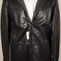 GIORGIO ARMANI JACKET $3280 BLACK GOATSKIN REVERSIBLE NYLON COAT 44R 54e NEW