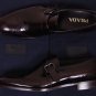 PRADA SHOES $795 DARK BORDEAUX WING-TIP TOE ORNAMENTED MONK STRAP 11 44 NEW