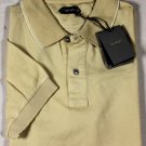 TOM FORD POLO $850 CREAM 2-BTN COTTON/SILK LOGO COUTURE POLO XL 54 NEW