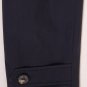 SALVATORE FERRAGAMO COAT $1860 NAVY 3-BTN LOGO ORNAMENTED RAIN JACKET 42 54e NEW