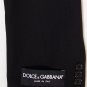 DOLCE & GABBANA SUIT $2285 SOLID BLACK 3-BUTTON 100%VIRGIN WOOL SUIT 46L 56e NEW