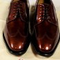 SALVATORE FERRAGAMO SHOES $940 BROWN TRAMEZZA WINGTIP DERBY 7.5EEE 40.5e NEW