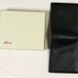 BRIONI WALLET $465 BLACK LOGO EMBOSSED CALFSKIN 6-CARD SLOT DUAL BILLFOLD NEW