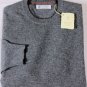 BRUNELLO CUCINELLI SWEATER $975 MED GRAY 100%CASHMERE CREWNECK JUMPER XXL 56 NEW