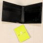 ETRO WALLET $345 BLACK/PURPLE PAISLEY STRIPE CALFSKIN BILLFOLD NEW