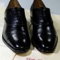 SALVATORE FERRAGAMO SHOES $990 BLACK TRAMEZZA CAPTOE OXFORD 7.5EEE 40.5e NEW