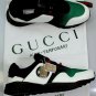 GUCCI SHOES $595 WHITE/GREEN/BLACK LIMITED EDITION NY ICON 2009 TRAINER 9 42 NEW