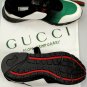 GUCCI SHOES $595 WHITE/GREEN/BLACK LIMITED EDITION NY ICON 2009 TRAINER 9 42 NEW