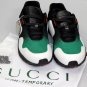 GUCCI SHOES $595 WHITE/GREEN/BLACK LIMITED EDITION NY ICON 2009 TRAINER 9 42 NEW
