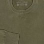 BORRELLI SWEATER $860 OLIVE GREEN 100%CASHMERE LUXURY CREWNECK JUMPER SM 48e NEW
