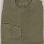 BORRELLI SWEATER $860 OLIVE GREEN 100%CASHMERE LUXURY CREWNECK JUMPER SM 48e NEW