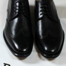 BALLY SHOES $755 BLACK WING TIP MARTIN DERBY GOODYEAR DRESS SHOE 11.5 44.5e NEW