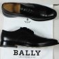 BALLY SHOES $755 BLACK WING TIP MARTIN DERBY GOODYEAR DRESS SHOE 11.5 44.5e NEW