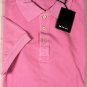 KITON POLO SHIRT $525 PINK 3-BTN HANDMADE FITTED POLO SHIRT XXL 56e NEW