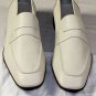 SALVATORE FERRAGAMO SHOES $595 IVORY LOGO EMBOSS PENNY VAMP LOAFER 9.5 42.5 NEW