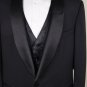 TOM FORD SUIT $5295 BLACK SHAWL COLLAR 1-BTN 100%WOOL FORMAL TUXEDO 50R 60e NEW