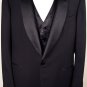 TOM FORD SUIT $5295 BLACK SHAWL COLLAR 1-BTN 100%WOOL FORMAL TUXEDO 50R 60e NEW
