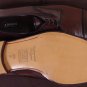 A. TESTONI SHOES $1195 BROWN LLAMA SKIN CAPTOE HANDMADE DERBY 12.5 45.5 NEW