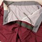 BRUNELLO CUCINELLI SWIMSUIT $590 SMOKE MAROON LOGO BEACH SWIM TRUNK L 52e NEW