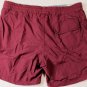 BRUNELLO CUCINELLI SWIMSUIT $590 SMOKE MAROON LOGO BEACH SWIM TRUNK L 52e NEW