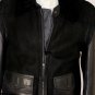 RALPH LAUREN BLACK LABEL JACKET $3995 BLACK LEATHER SHEARLING PILOT JKT L 52 NEW