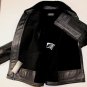 RALPH LAUREN BLACK LABEL JACKET $3995 BLACK LEATHER SHEARLING PILOT JKT L 52 NEW