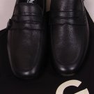 DOLCE & GABBANA SHOES $495 BLACK LOGO PENNY VAMP PEBBLE SOLE DRIVERS 12 45e NEW
