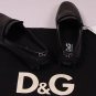 DOLCE & GABBANA SHOES $495 BLACK LOGO PENNY VAMP PEBBLE SOLE DRIVERS 12 45e NEW