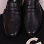 DOLCE & GABBANA SHOES $495 BLACK LOGO PENNY VAMP PEBBLE SOLE DRIVERS 12 45e NEW