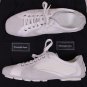 ZEGNA SHOES $455 WHITE LEATHER/SUEDE LOW PROFILE LOGO TRAINERS 9.5 42.5e NEW
