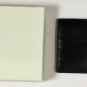 BRIONI WALLET $395 BLACK LOGO EMBOSSED CALFSKIN 6-CARD OPEN BILLY CC CASE NEW