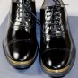 ALEXANDER McQUEEN SHOES $795 BLACK BRASS SHANK CAPTOE OXFORDS 11 44e NEW