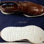 PRADA SHOES $795 BROWN KILTED VAMP TOE ORNAMENT BUCKLED VAMP MONK 11.5 44.5 NEW