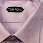 TOM FORD SHIRT $690 PINK PINHOLE OXFORD CLOTH DRESS SHIRT 17.5/34 44 NEW