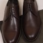 BRUNO MAGLI SHOES $545 DARK BROWN CALFSKIN ALMOND TOE HANDMADE DERBY 11D 44e NEW