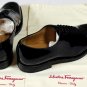 SALVATORE FERRAGAMO SHOES $940 DARK BLUE TRAMEZZA WHOLECUT OXFORD 6EEE 39e NEW