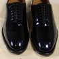 SALVATORE FERRAGAMO SHOES $940 DARK BLUE TRAMEZZA WHOLECUT OXFORD 6EEE 39e NEW