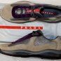 PRADA SPORT SHOES $450 KHAKI/GRAY MESH/PURPLE SUEDE BIKE TRAINERS 10.5 43.5e NEW