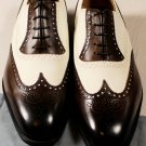 RALPH LAUREN PURPLE LABEL SHOES $1350 BROWN BENCHMADE WINGTIPS 12 45e NEW